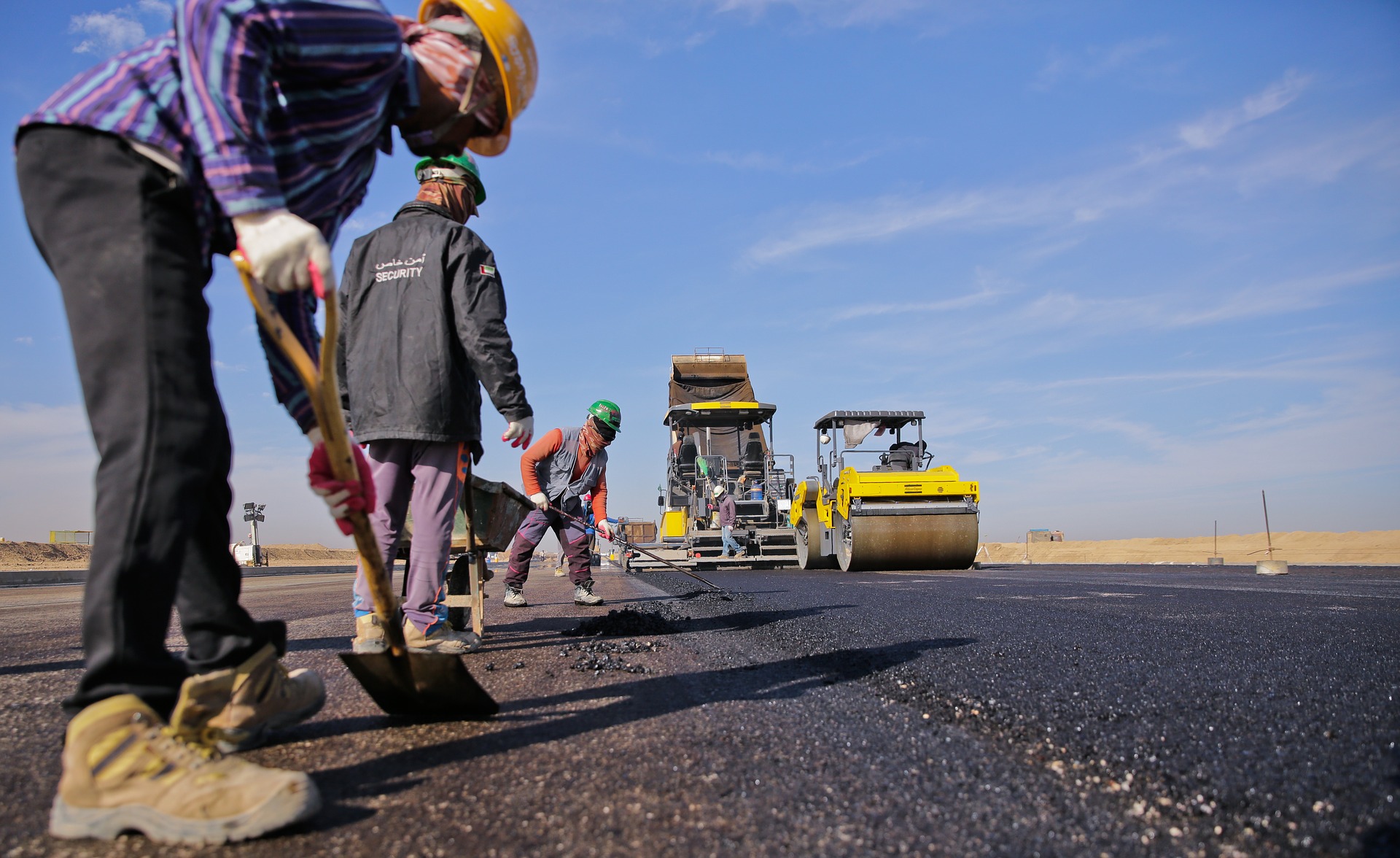 Road and infrastructure works